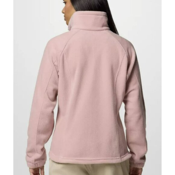 Columbia Benton Springs Pink XL Fleece Full Zip Jacket NWT - Picture 2 of 7